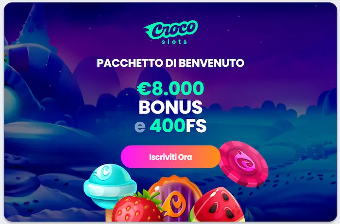 Crocoslots Casino bonus